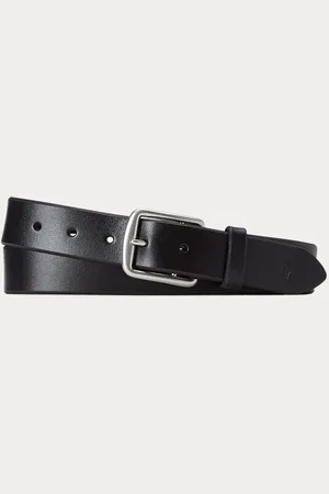Ralph Lauren Cintura elegante in pelle color cuoio