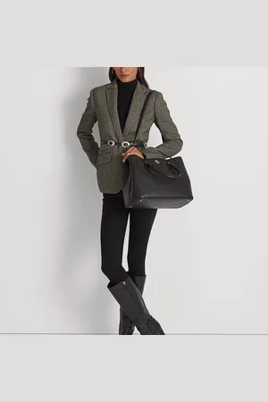 Ralph Lauren Bauletto Marcy grande in pelle