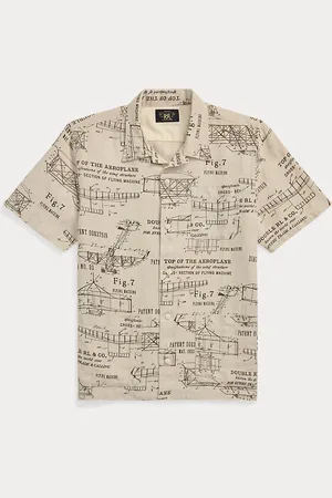 Ralph Lauren Camicia sahariana in lino con aerei