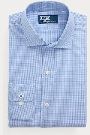 Ralph Lauren Camicia in popeline scozzese Custom-Fit