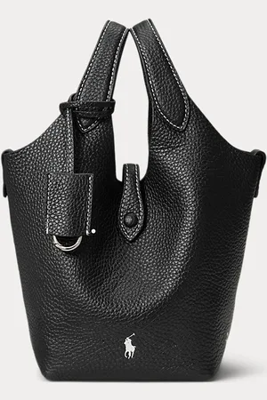 Ralph Lauren Tote Polo Play piccola in pelle