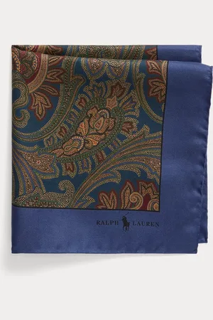 Ralph Lauren Fazzoletto in seta con motivo cashmere