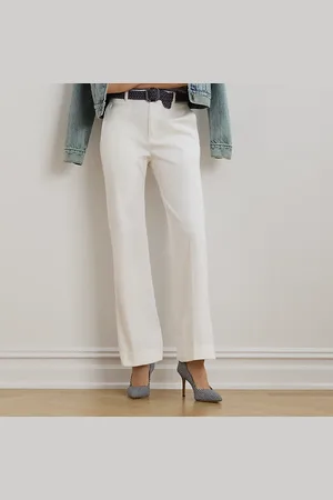 Ralph Lauren Pantaloni svasati in chino di cotone