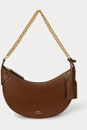 Ralph Lauren Borsa Polo ID mini in pelle con catena