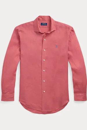 Ralph Lauren Camicia in lino Custom-Fit