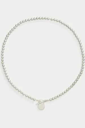Ralph Lauren Collana in argento con lucchetto