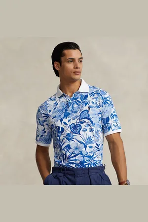 Ralph Lauren Polo in piqué con stampa floreale