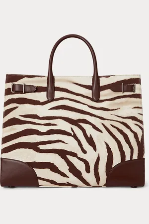 Ralph Lauren Tote Devyn grande in tela stampata