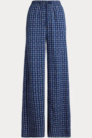 Ralph Lauren Pantaloni a gamba larga in crêpe
