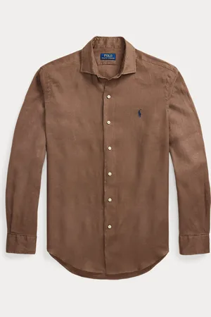Ralph Lauren Camicia in lino Custom-Fit
