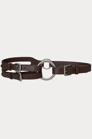 Ralph Lauren Cintura in pelle con anelli