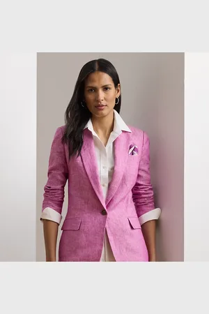 Ralph Lauren Blazer in lino a spina di pesce