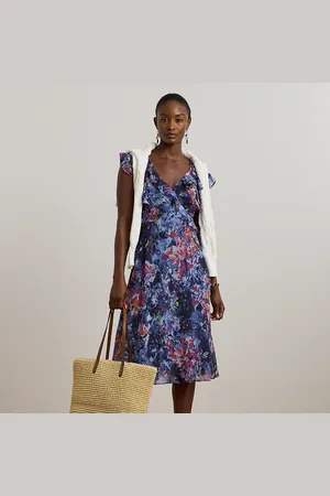 Ralph Lauren Abito medio in georgette con volant