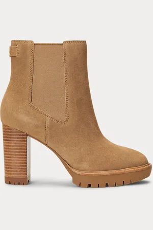 Ralph Lauren Stivaletti Layne in camoscio