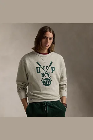 Ralph Lauren Felpa in misto cotone irregolare