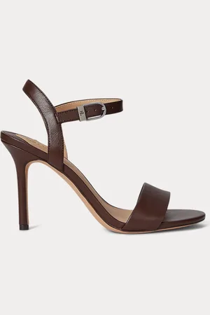 Ralph Lauren Sandali Gwen in cuoio nappa
