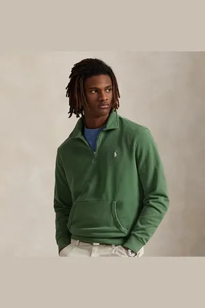 Ralph Lauren Felpa in cotone loopback con cerniera