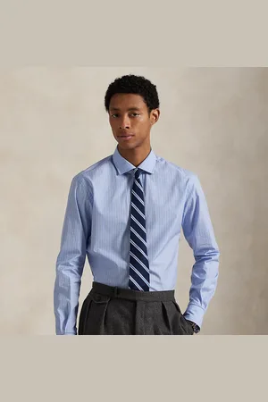 Ralph Lauren Camicia in popeline scozzese Custom-Fit