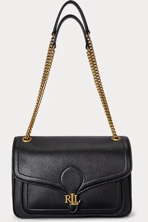 Ralph Lauren Borsa Bradley media in pelle martellata