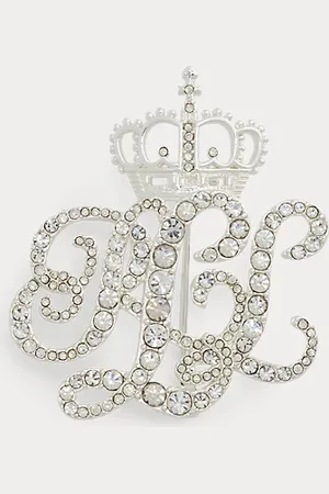 Ralph Lauren Spilla placcata argento con corona