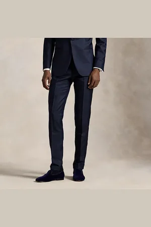Ralph Lauren Pantaloni da smoking in misto seta