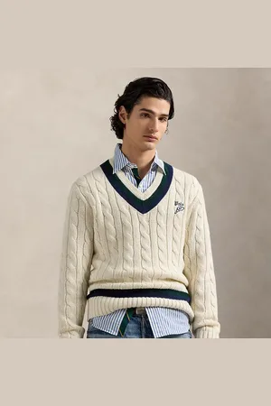 Ralph Lauren Maglia da cricket in misto cotone