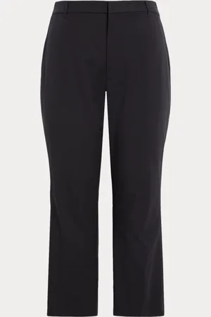 Ralph Lauren Taglie Plus - Pantaloni in cotone stretch double-face