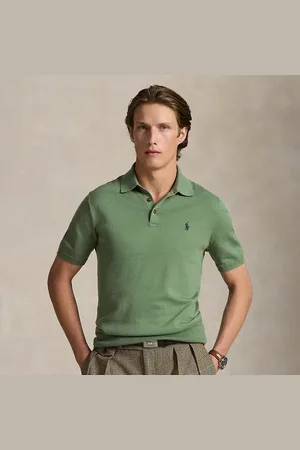 Ralph Lauren Maglia in cotone con colletto polo