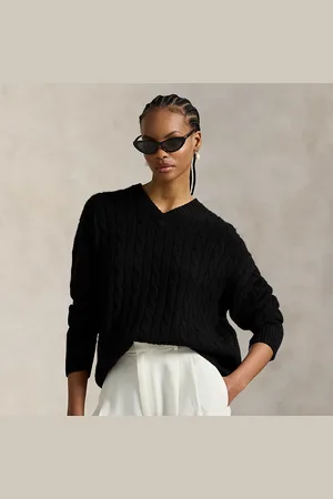 Ralph Lauren Maglia in cashmere lavorato a trecce