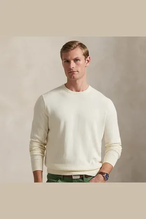 Ralph Lauren Maglia girocollo in cotone e cashmere