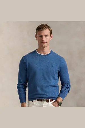 Ralph Lauren Maglia girocollo in cotone e cashmere