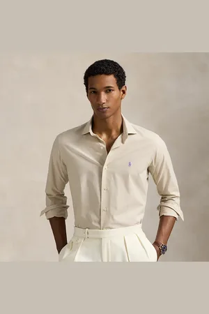 Ralph Lauren Camicia scozzese in popeline Custom-Fit