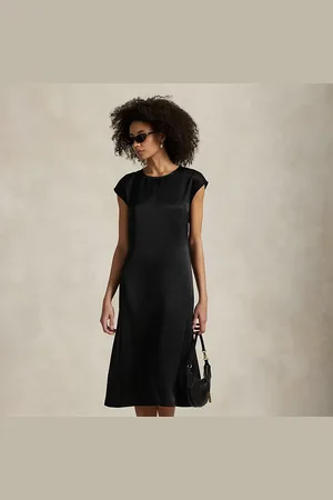 Ralph Lauren Abito in raso con maniche ad aletta