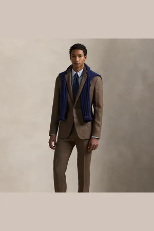 Ralph Lauren Pantaloni in dobby di lino