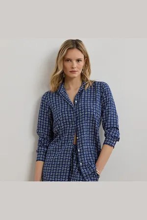 Ralph Lauren Camicia in crêpe con stampa geometrica