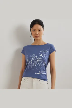 Ralph Lauren Maglietta in misto cotone con grafica