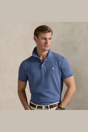Ralph Lauren Polo in piqué stretch Custom Slim-Fit