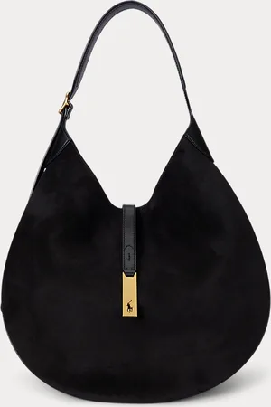 Ralph Lauren Borsa Shoulder Polo ID grande camoscio