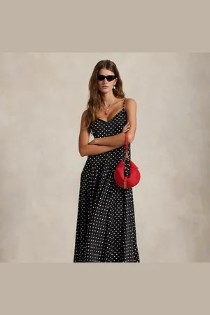 Ralph Lauren Abito in raso a pois