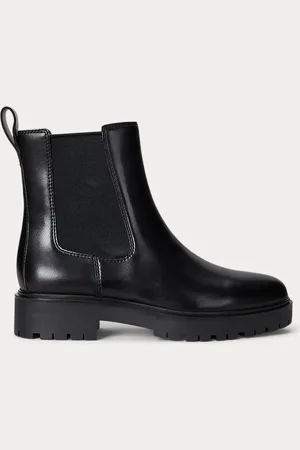 Ralph Lauren Stivaletti Allyson in pelle brunita