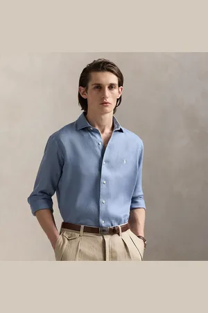 Ralph Lauren Camicia in lino Custom-Fit