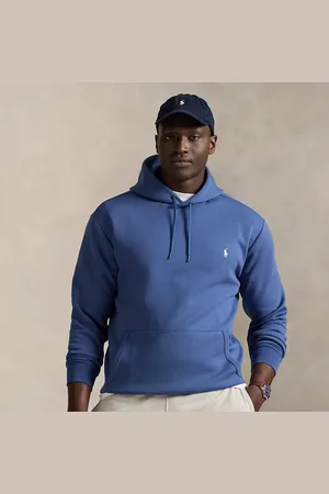 Ralph Lauren Taglie Plus - Felpa con cappuccio a maglia doppia