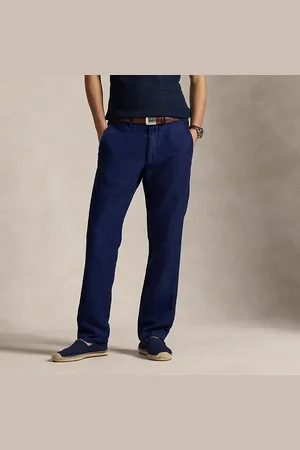 Ralph Lauren Pantaloni pied-de-poule Straight-Fit
