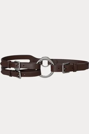 Ralph Lauren Cintura in pelle con anelli