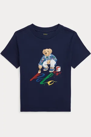 Ralph Lauren Maglietta Polo Bear in jersey