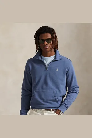 Ralph Lauren Felpa in cotone loopback con cerniera