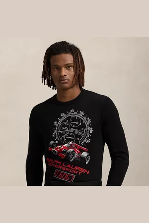 Ralph Lauren Maglia in cotone con auto da corsa