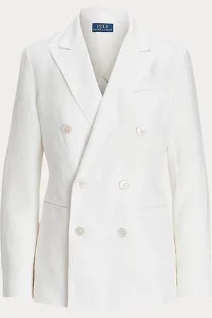 Ralph Lauren Blazer in lino a doppio petto