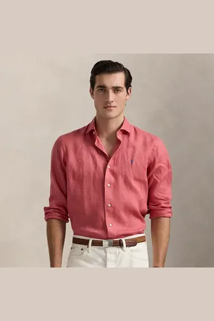 Ralph Lauren Camicia in lino Custom-Fit