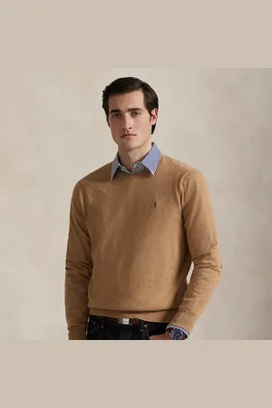 Ralph Lauren Maglia girocollo in cotone e cashmere